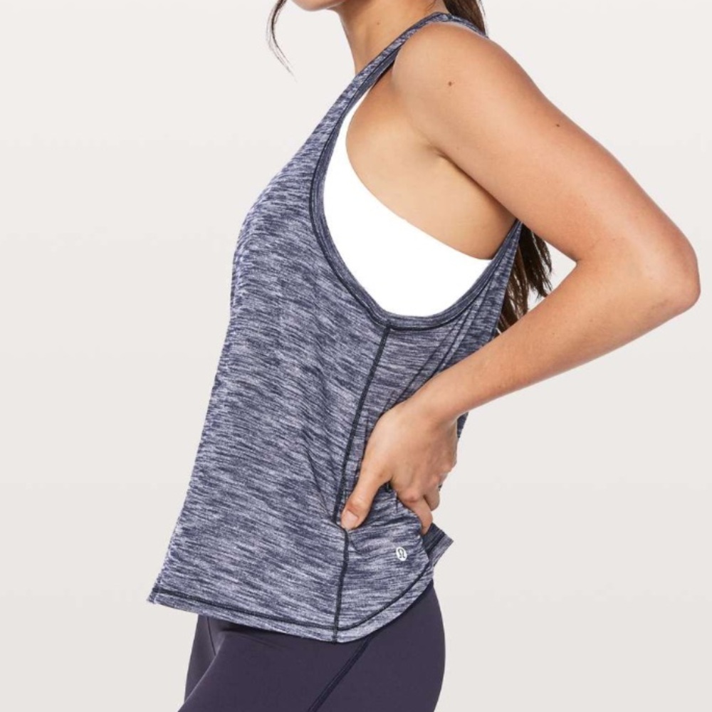 lululemon navy tank top